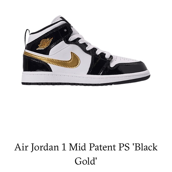 white black and gold 1s